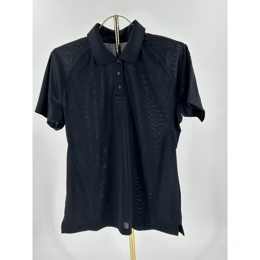 CornerStone Mens Select Snag-Proof Polo Shirt Black Size L Short Sleeve CS418